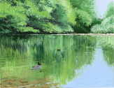 Summer River Reflections